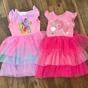 My Little Pony dresses set of 2//  size 6-7.